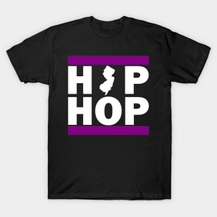 NJ Hip-Hop Logo White T-Shirt